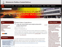 Tablet Screenshot of minpublicociudadbolivar.com